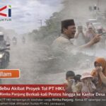 Warga Rimba Panjang Keluhkan Jalan Berdebu Akibat Proyek Tol PT HKI, Humas Dinilai Abai Sejak Awal Pengerjaan