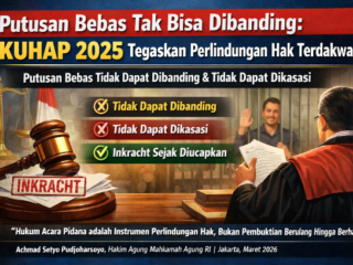 Putusan Bebas Tak Bisa Dibanding: KUHAP 2025 Tegaskan Perlindungan Hak Terdakwa